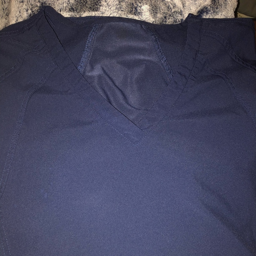 Navy scrub top